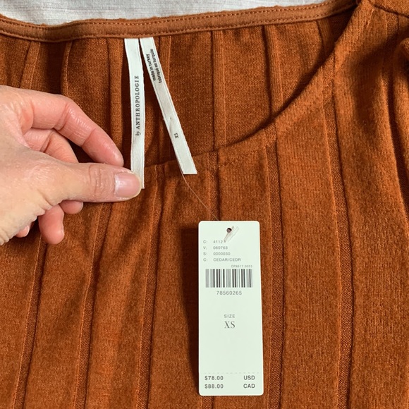 NWT Anthropologie long-sleeved tunic - Picture 3 of 8